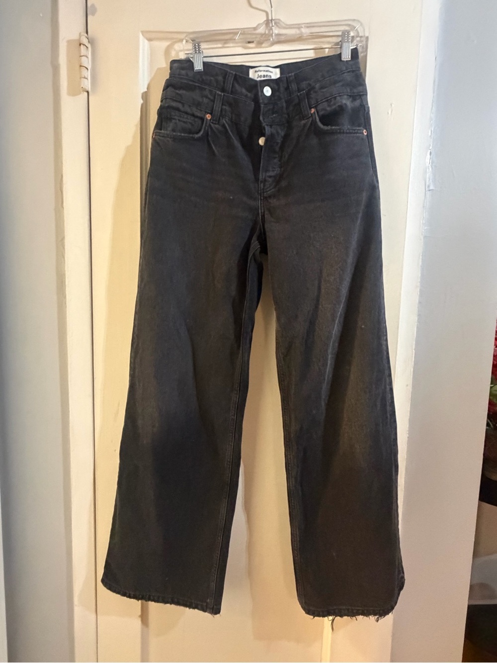 Reformation Cary Double Waistband High Rise Jeans 27 - Picture 10 of 12